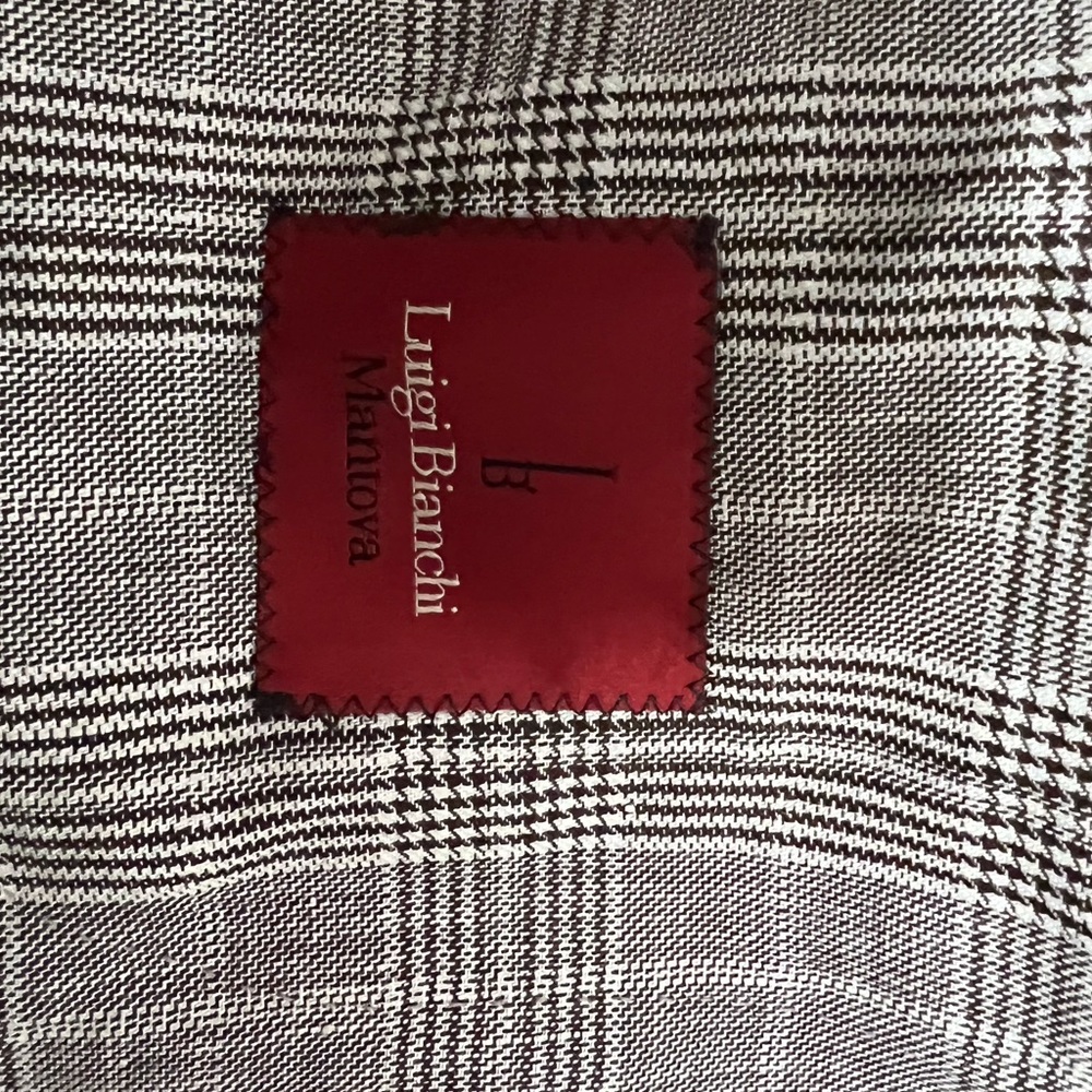 Luigi Bianchi Manitoba , blazer , very light no lining summer jacket.